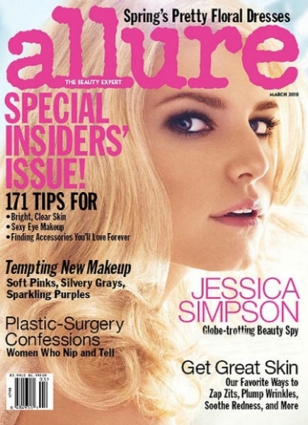 Джессика Симпсон в журнале Allure. Март 2010