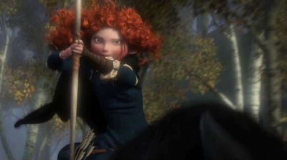 Первый кадр принцессы Мериды из семейной анимации "Храбрая сердцем"