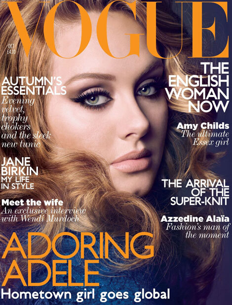 Адель в журнале Vogue UK. Октябрь 2011