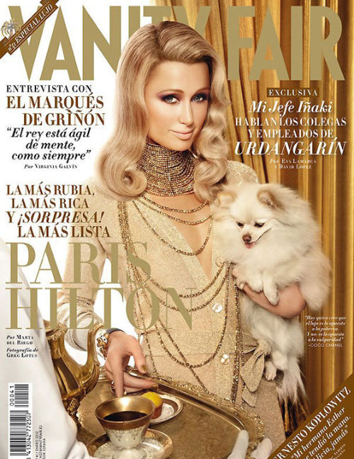 Пэрис Хилтон в журнале Vanity Fair Испания. Январь 2012