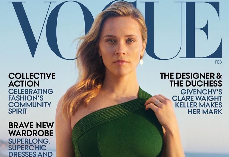 «Я была в шоке»: Риз Уизерспун вспомнила о реакции на «Харвигейт» в новом фотосете для Vogue
