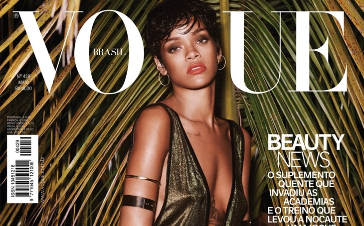 Update: Рианна в журнале Vogue. Бразилия. Май 2014