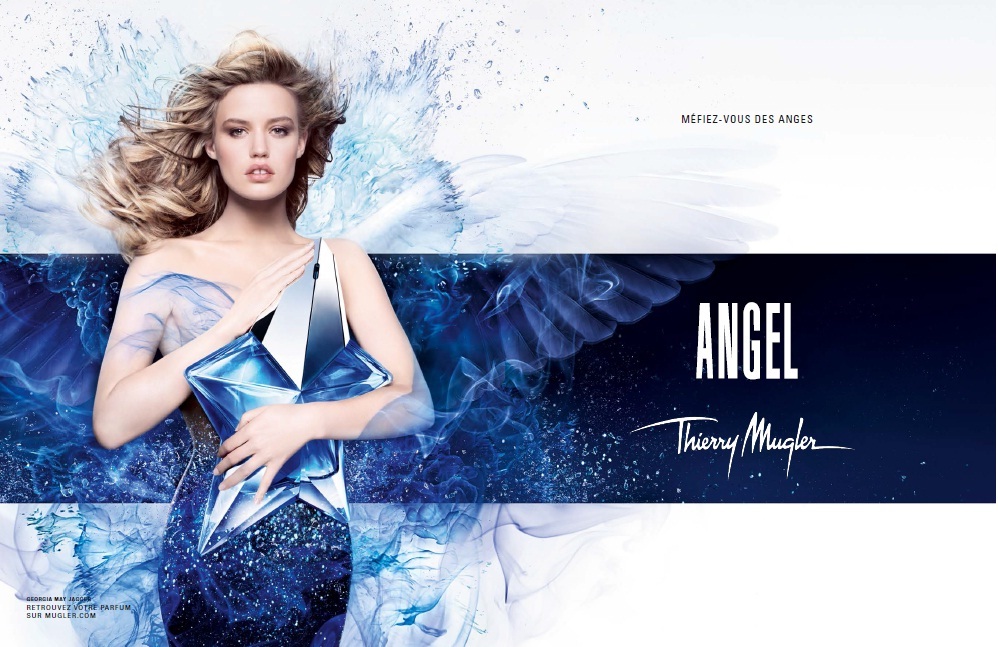 Джорджия Мэй Джаггер в рекламной кампании аромата Thierry Mugler Angel