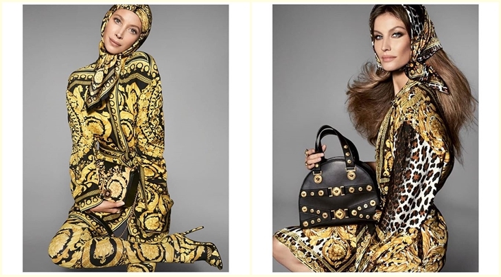 Versace объединил в рекламной кампании Наоми Кэмпбелл, Жизель Бундхен и Кристи Терлингтон