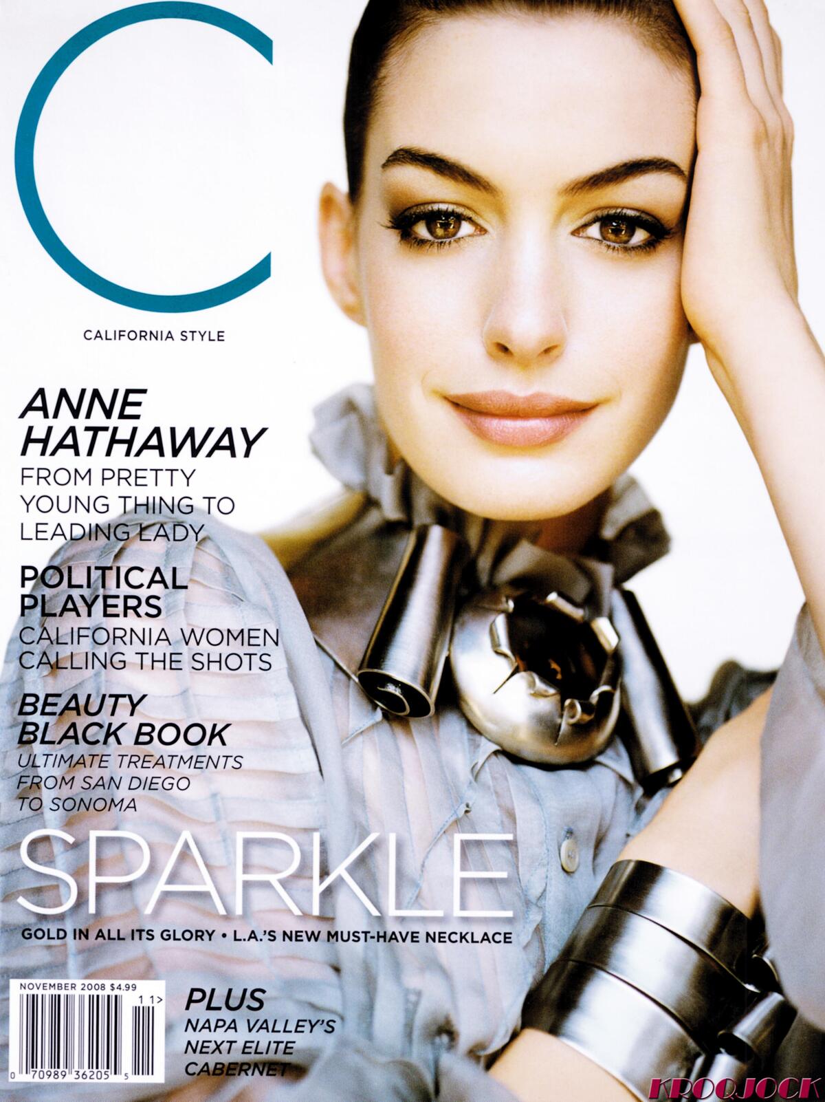 Энн Хэтэуэй в журнале California Style. Ноябрь 2008