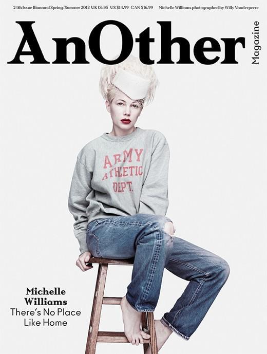 Мишель Уильямс в журнале AnOther. Весна / лето 2013