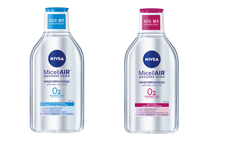 Мицеллярная вода MicellAir от NIVEA: Теперь кожа дышит!