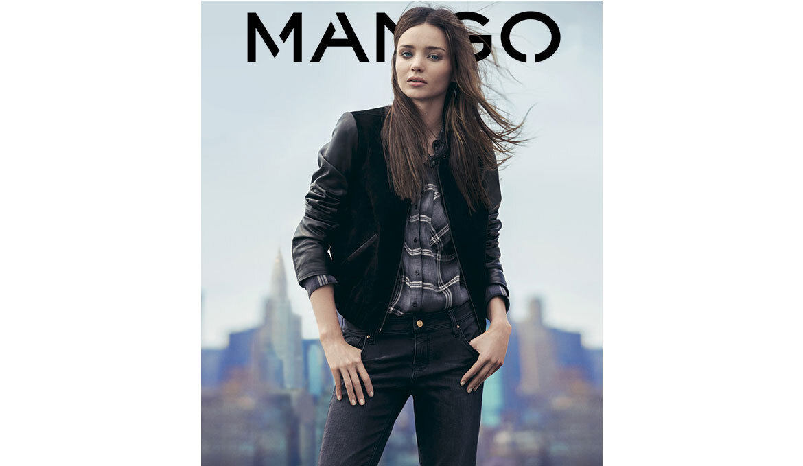Миранда Керр в рекламной кампании коллекции Mango Осень - Зима 2014