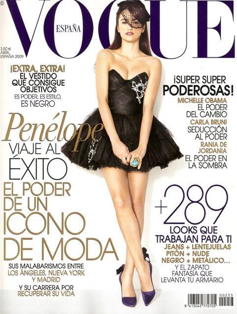 Пенелопа Крус в журнале Vogue Испания. Апрель 2009