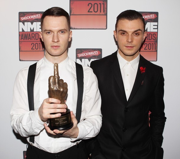 Hurts названы лучшей новой группой Англии на церемонии Shockwave NME Awarsds