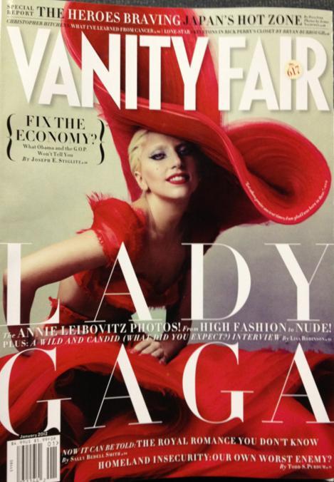 Lady GaGa  в журнале Vanity Fair. Январь 2012