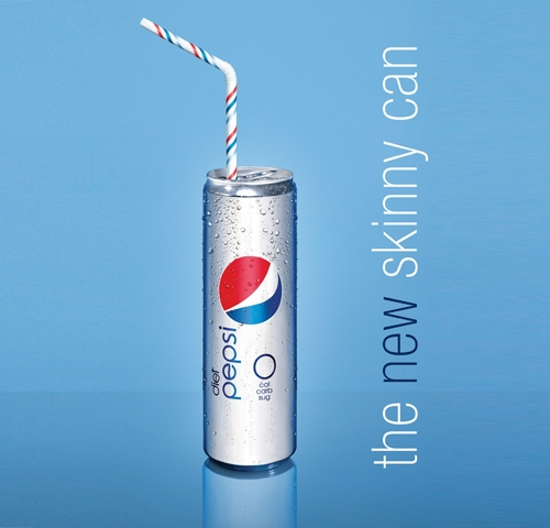 Новый дизайн диетической Pepsi