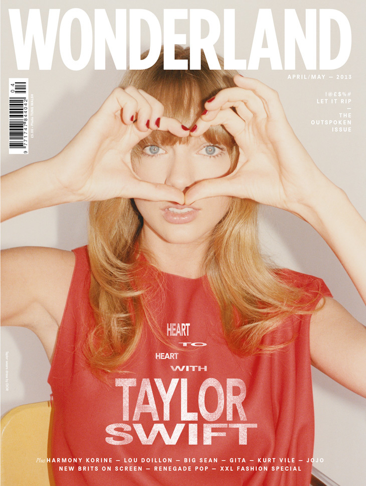 Тейлор Свифт в журнале Wonderland. Апрель / май 2013