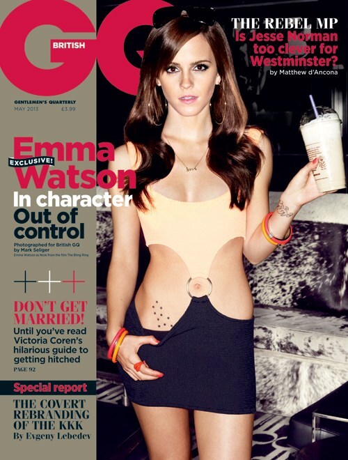 Эмма Уотсон в журнале GQ Великобритания. Май 2013