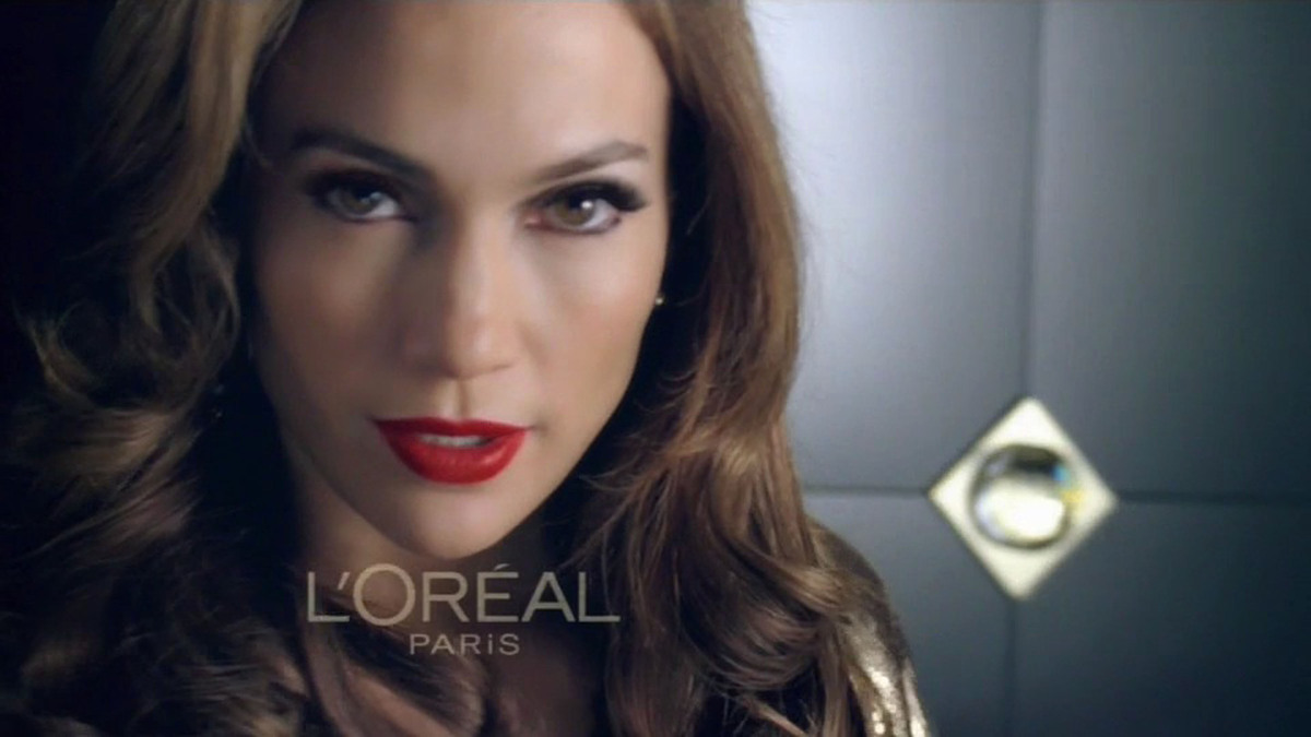 Дженнифер Лопес в рекламе туши для ресниц от L&#39;Oreal