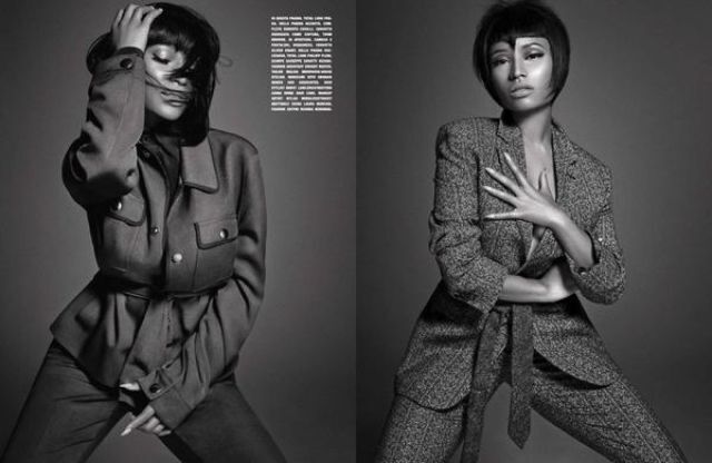 Ники Минаж в журнале L&#39;Uomo Vogue. Октябрь 2014