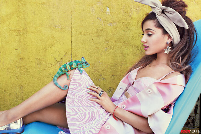 Ариана Гранде в журнале Teen Vogue. Февраль 2014