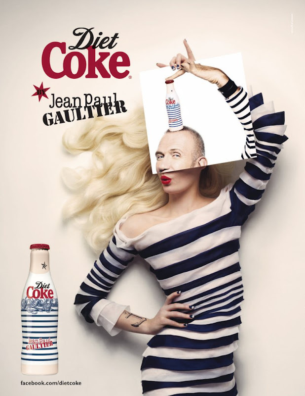 Жан-Поль Готье в рекламной кампании Diet Coke