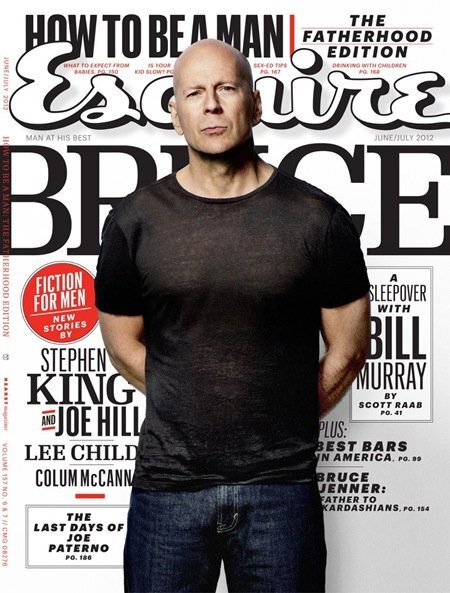 Брюс Уиллис в журнале Esquire. Июнь / июль 2012