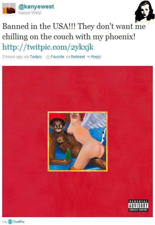 Кани Вест выражает недовольство запретом выпуска обложки своего нового альбома