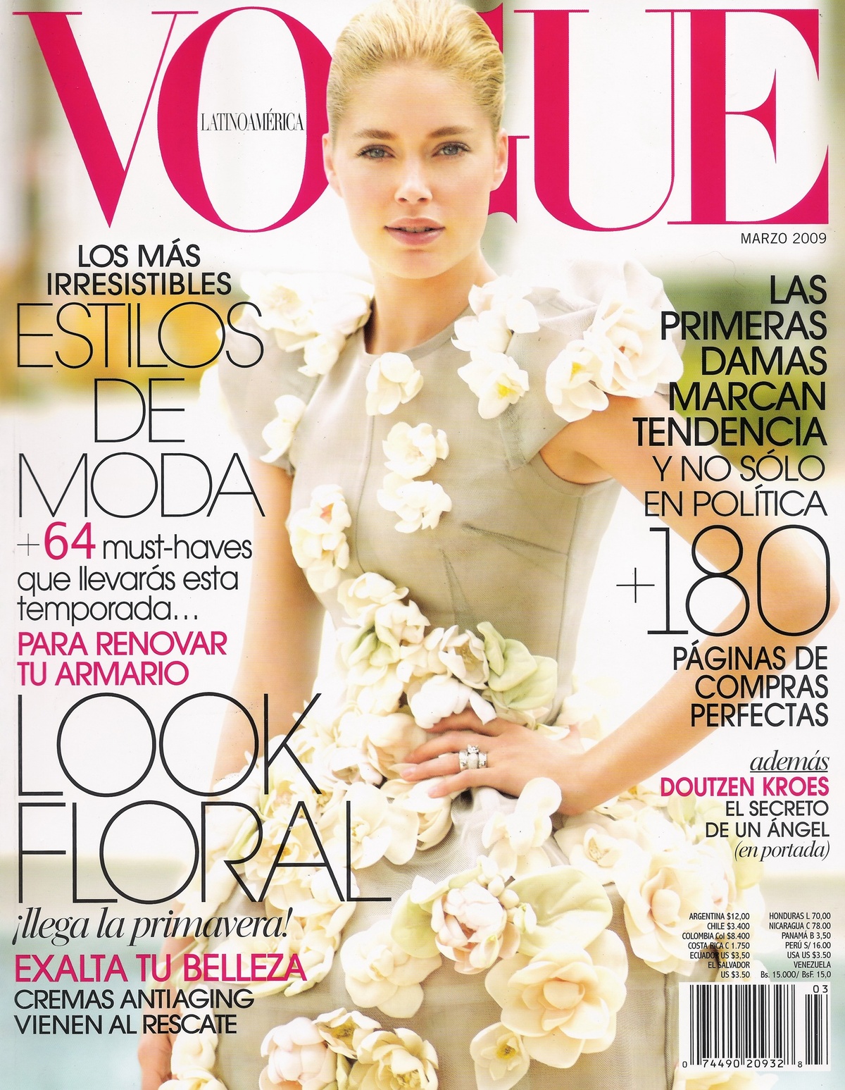 Даутцен Крез в журнале Vogue Latin. Март 2009