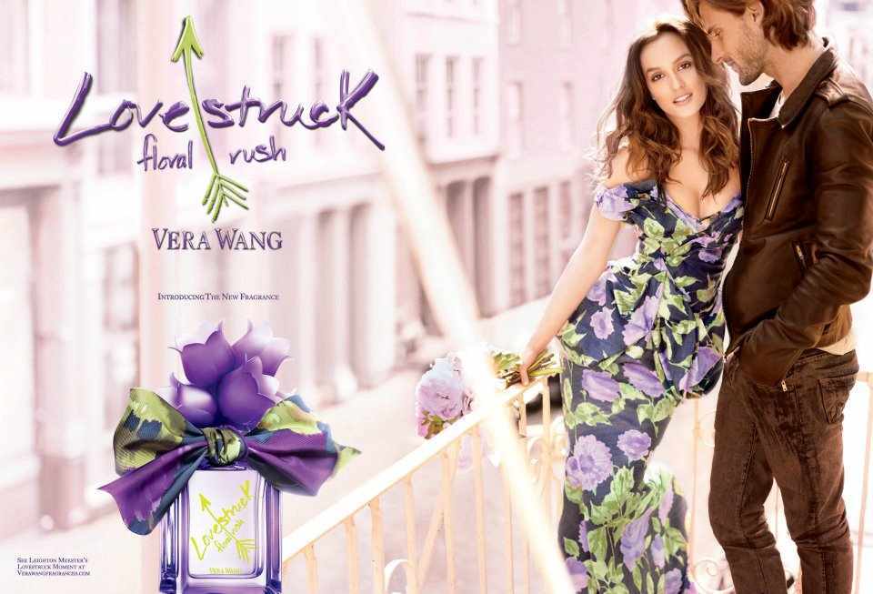 Лейтон Мистер в рекламе аромата Lovestruck Floral Rush от Веры Ванг