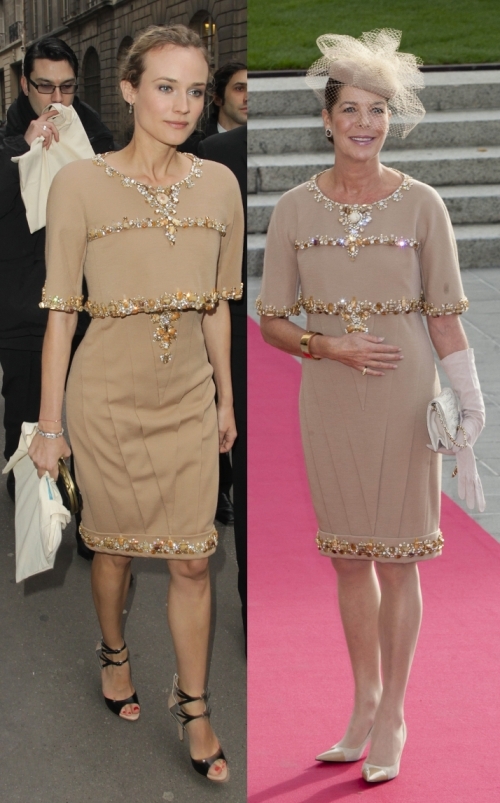 Fashion battle: Дайан Крюгер и принцесса Каролина