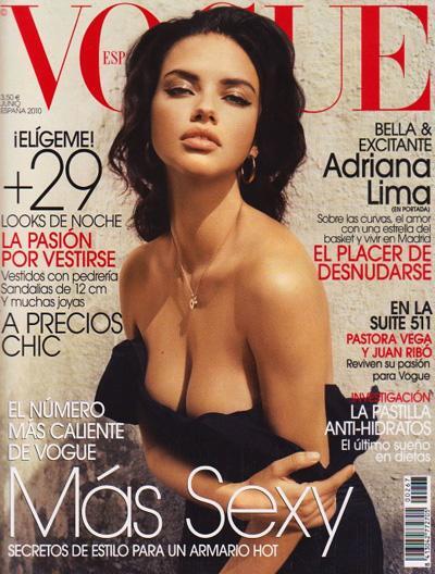 Адриана Лима в журнале Vogue Испания. Июнь 2010