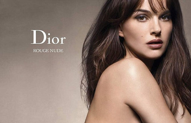 Натали Портман в рекламной кампании Dior Rouge Nude