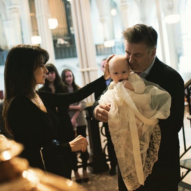 Хилария и Алек Болдуин крестили сына