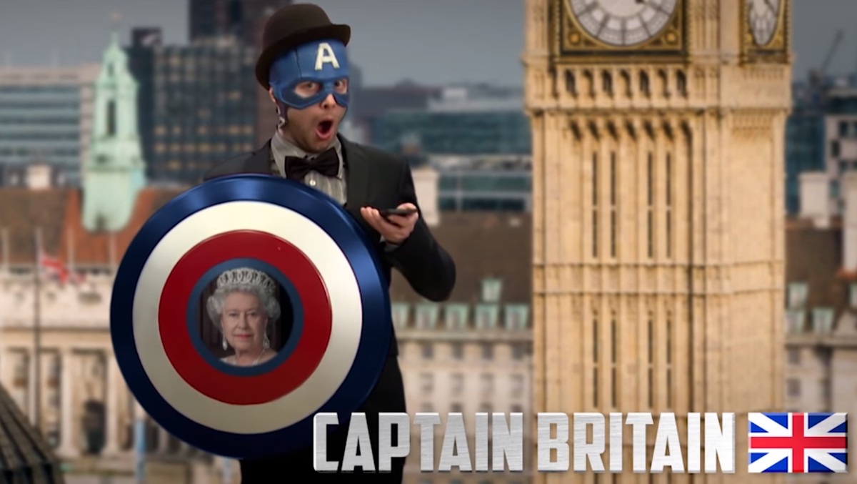 Видео: как выглядел бы Капитан Америка «по-европейски»