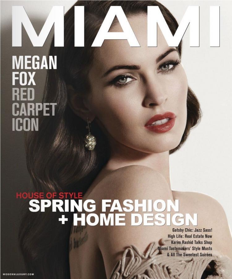 Меган Фокс в журнале Miami. Март 2012