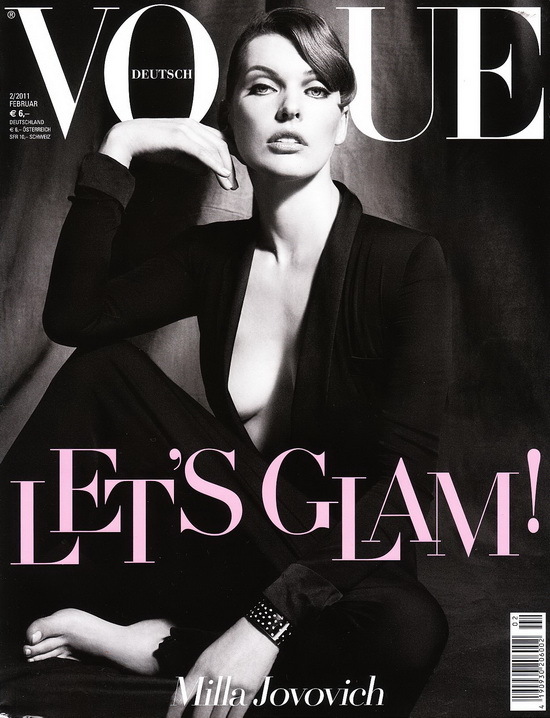 Милла Йовович в журнале Vogue. Германия. Февраль 2011