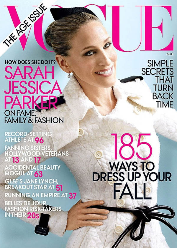 Сара Джессика Паркер в журнале Vogue. Август 2011