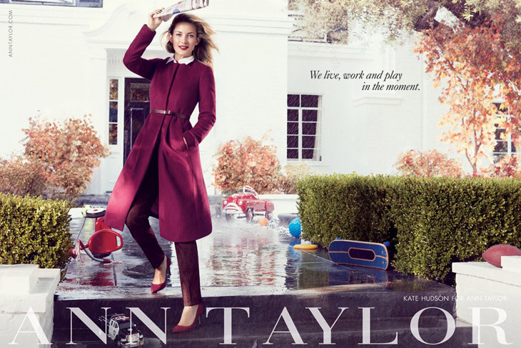 Кейт Хадсон в рекламной кампании Ann Taylor. Осень / зима 2013-2014