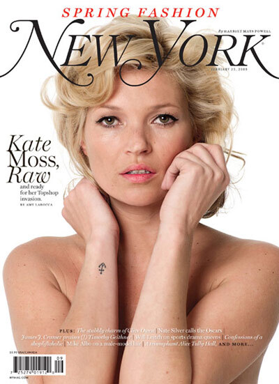 Кейт Мосс в New York Magazine. Весна 2009