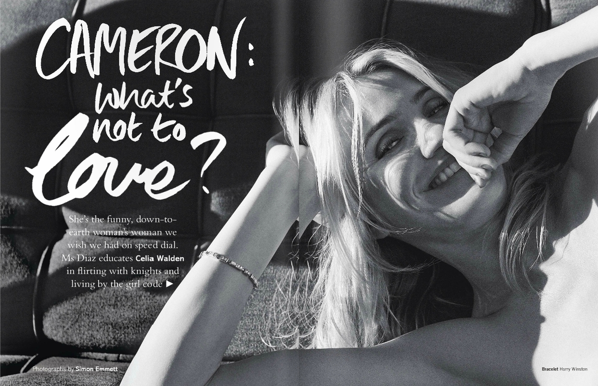 Камерон Диаз в журнале Glamour Великобритания. Май 2014