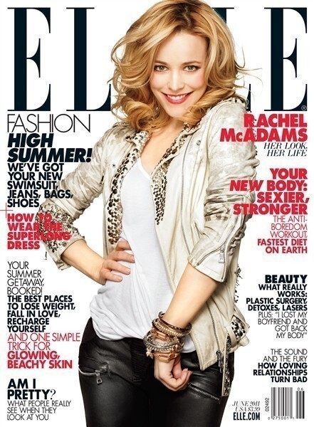 Рэйчел МакАдамс в журнале Elle. Июнь 2011