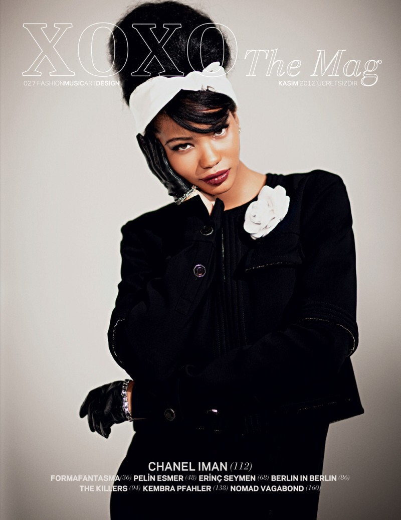 Шанель Иман в журнале XOXO. Ноябрь 2012