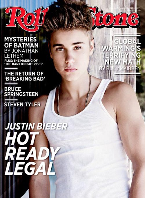 Джастин Бибер в журнале Rolling Stone. Август 2012