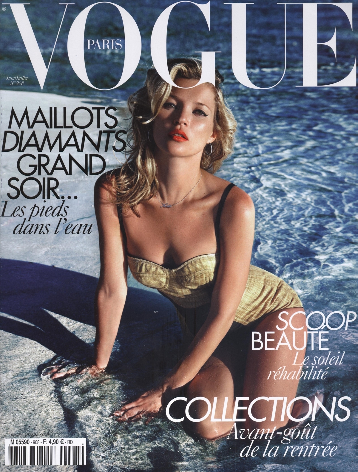 Кейт Мосс в журнале Vogue. Франция. Июнь 2010