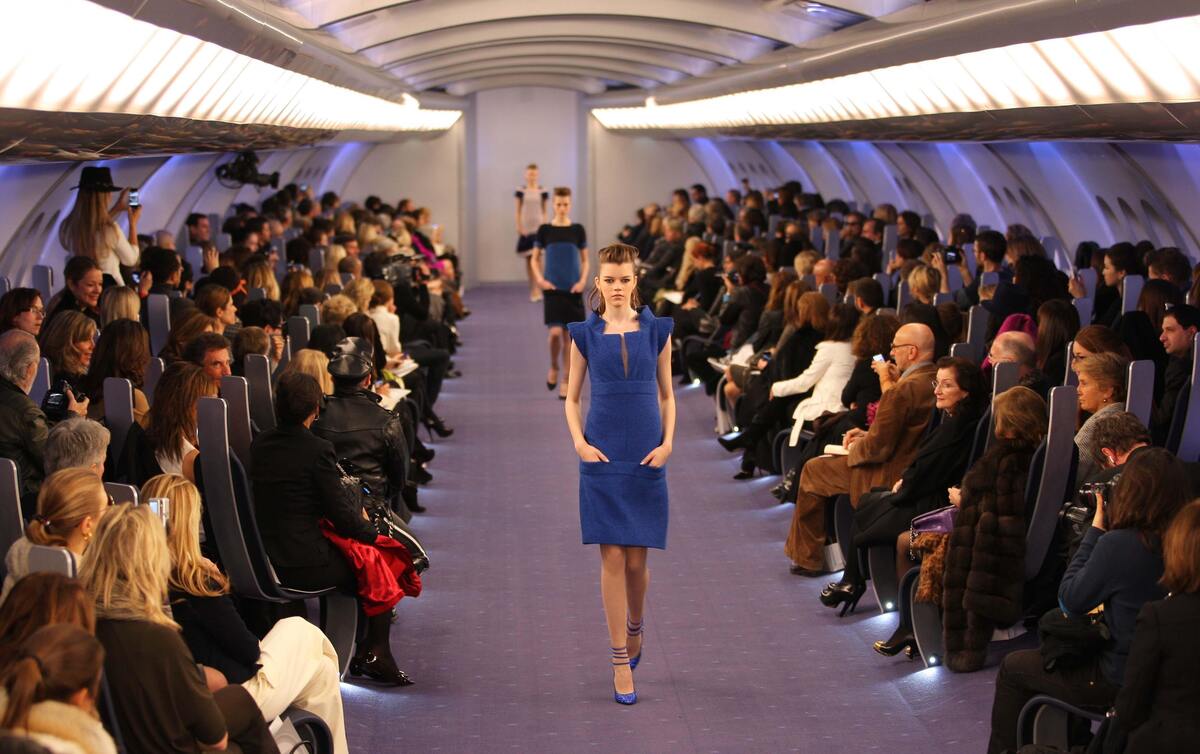 Модный показ Chanel Haute Couture. Весна / лето 2012