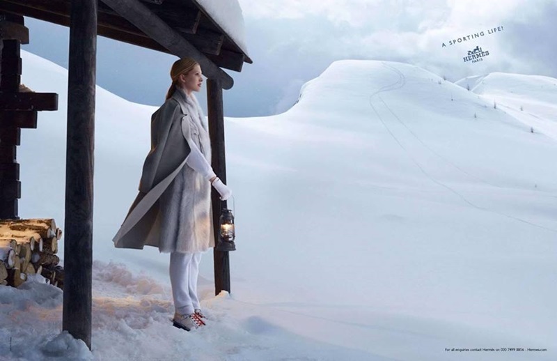 Рекламная кампания Herm&#232;s. Зима 2014