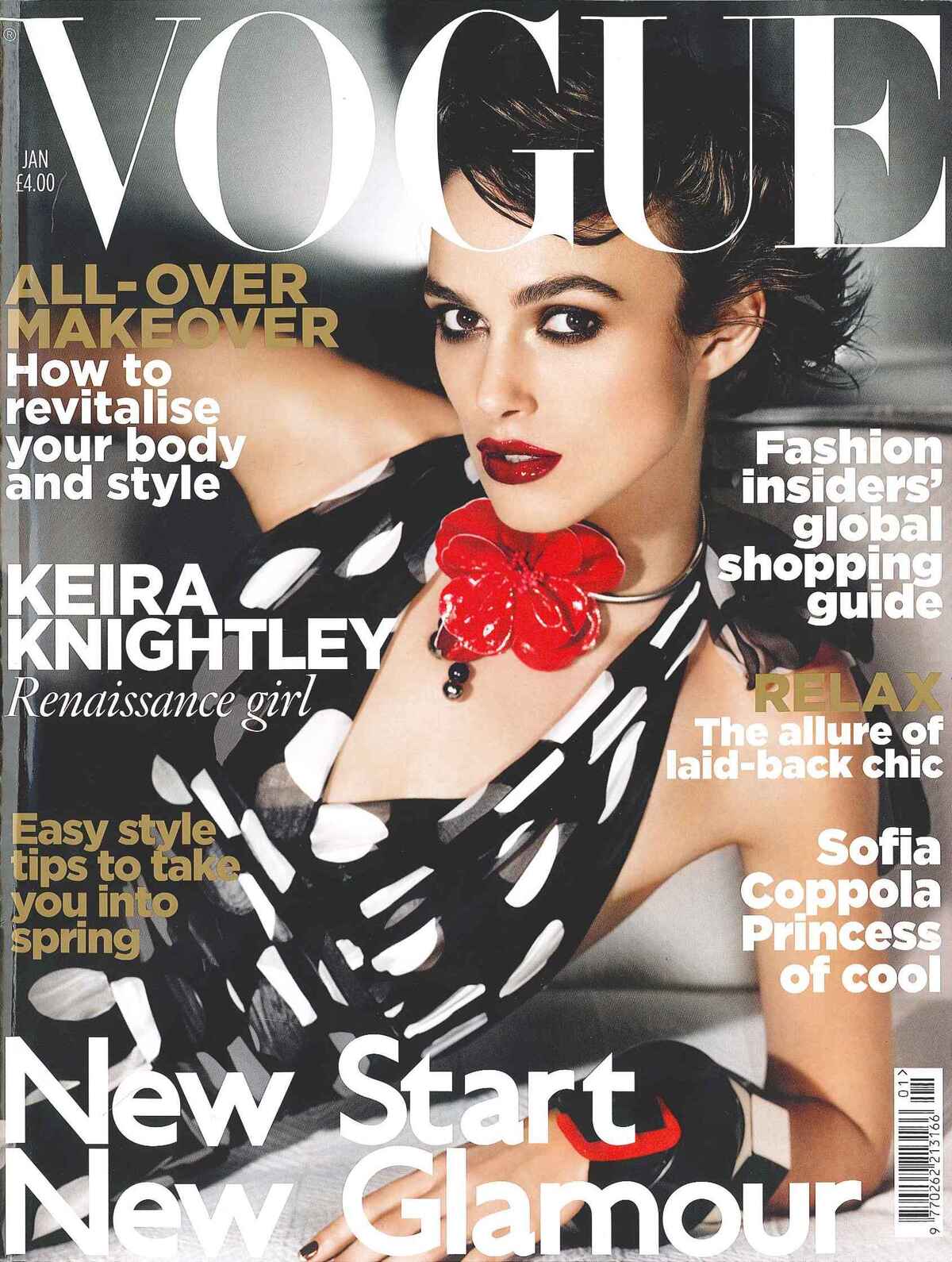 Кира Найтли в журнале Vogue UK. Январь 2011