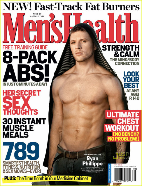 Райан Филлипп в журнале Men&#39;s Health. Май 2010