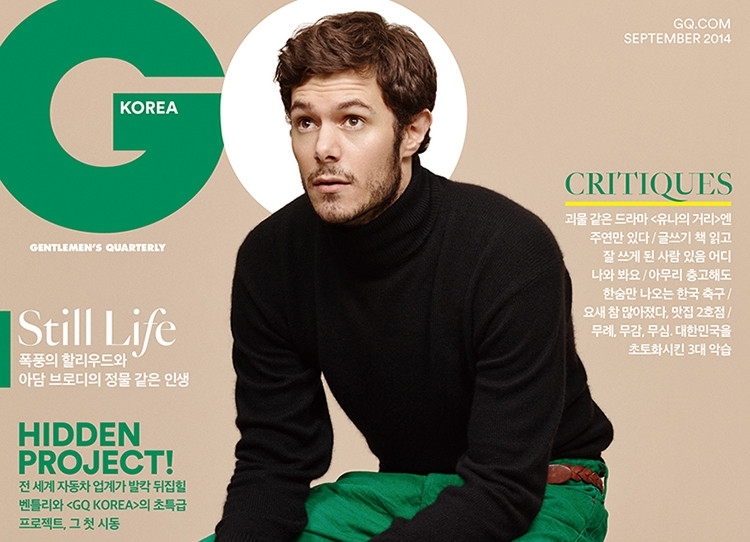 Адам Броуди в журнале GQ. Корея. Сентябрь 2014