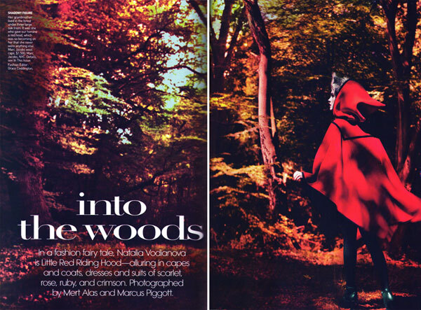 Наталья Водянова в журнале Vogue Us. Сентябрь 2009