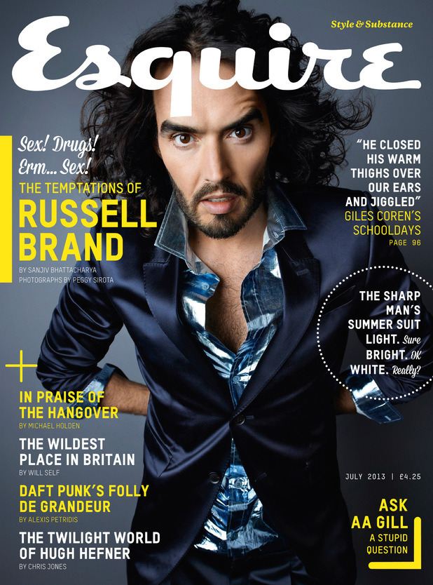 Рассел Брэнд в журнале Esquire Великобритания. Июль 2013