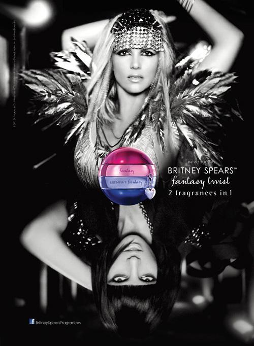Бритни Спирс в рекламной кампании своего аромата Fantasy Twist: первый взгляд
