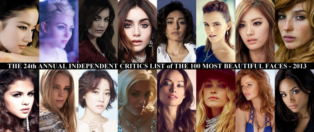 Видео: 100 самых красивых лиц 2013 года